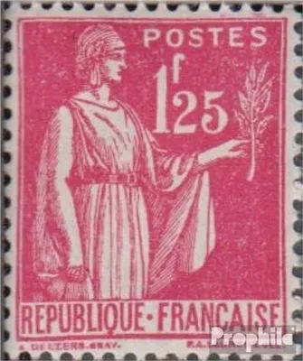 Produktbild von Briefmarken Frankreich 1938 Mi 396 mit Falz Freimarken