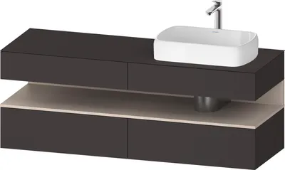 Produktbild von DURAVIT QA4778091800000 QTG KWTU WH Ek. 1600x550x600 Gt Smt