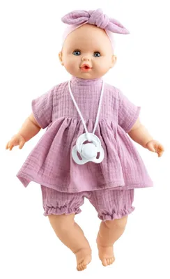 Produktbild von Paola Reina Puppe Sonia - Spielzeugpuppe im pink-lila Kleid 36 cm