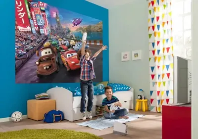 Zdjęcie produktu dla Fototapeta Komar Cars Race, wymiary: 254 x 184 cm
