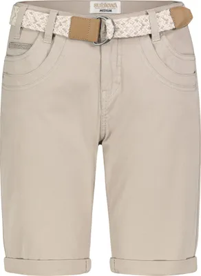 Produktbild von Sublevel Stretch Twill Bermuda Shorts mit Gürtel und Spitze Größe: XXL