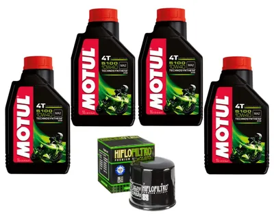 Productafbeelding van Onderhoudsset met motorolie en oliefilter