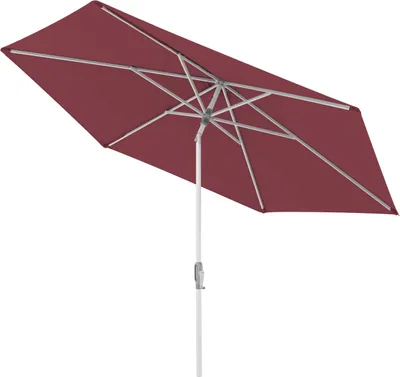 Produktbild von Doppler ACT 305 AUTO-TILT Sonnenschirm ø 305 cm rund Mittelmastschirm Kurbelschirm 4 Farbvarianten 809 Rot