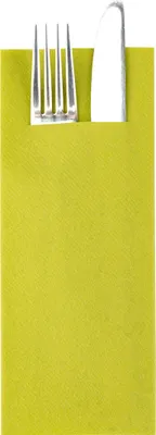 Produktbild von Airlaid Besteckservietten "Pub" Kiwi, 40 x 33 cm, 75 Stück - Mank
