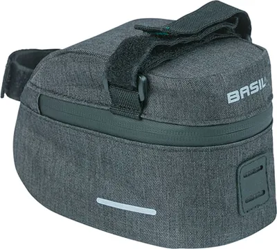 Produktbild von Basil Satteltasche Discovery 365D M 1 ltr, schwarz melee, schwarz