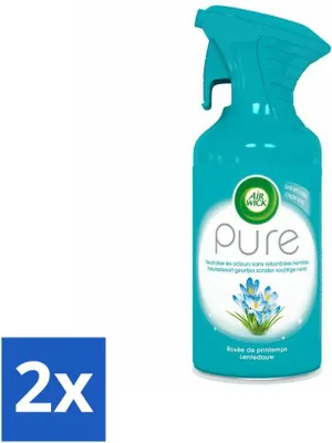 Zdjęcie produktu dla Odświeżacz powietrza Air Wick Pure Spring Dew 250 ml – opakowanie ekonomiczne – 2 sztuki