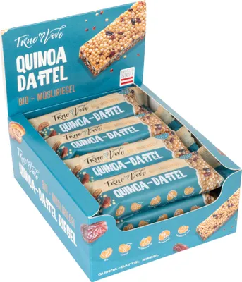 Produktbild von Quinoa-Dattel-Riegel 28g - 12er Vorteilspack von True Love