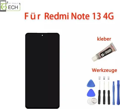Produktbild von Für Xiaomi Redmi Note 13 Pro 4G 23117RA68G LCD Display mit Rahmen Bildschirm