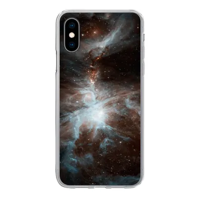 Produktbild von MuchoWow® Handyhülle Schutzhülle Hülle für iPhone X Galaxie - Planet - Sterne Silikon Softcase Handy Hülle - Handyhülle