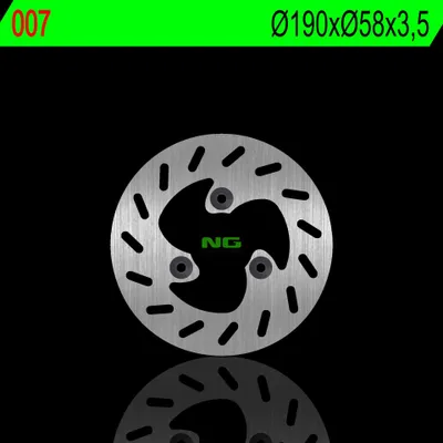 Produktbild von Ng Vordere Bremsscheibe Keeway Zhara 50 15-18, 125 15-18, Rieju Crosser (190X58X3.5Mm)