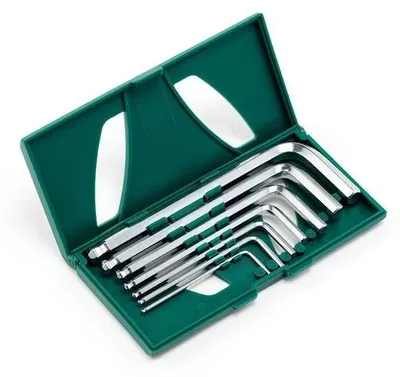 Produktbild von SATA 7 Tlg. Kugelkopf Mini-Innensechskant-Winkelstiftschlüssel ST09125G