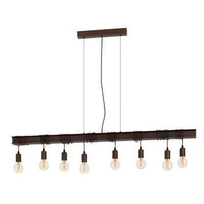 Produktbild von EGLO Townshend 4, 8 Glühbirne(n), E27, IP20, Schwarz, Braun