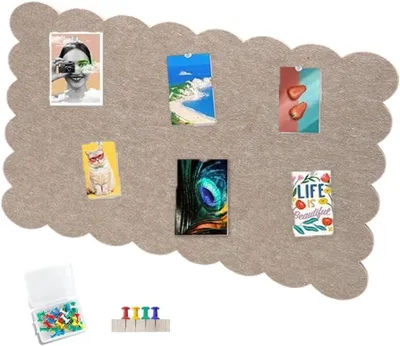 Produktbild von Filz Pinnwand selbstklebend, 60 x 40 cm, 9 mm dick, für Büro und Kinderzimmer