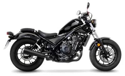 Obrázek produktu pro LeoVince SLIP-ON z nerezové oceli CLASSIC RACER černý pro HONDA CMX 300/500 REBEL