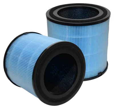Zdjęcie produktu dla Solidchoice - Zestaw 2 filtrów zamiennych do oczyszczacza powietrza, z filtrem HEPA H13 i węglem aktywnym