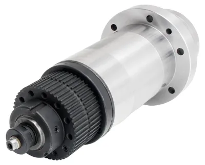 Productafbeelding van CNC-spindel, 6000 omwentelingen per minuut, buitendiameter 90 mm, nauwkeurigheid 0,008/300 mm, luchtdruk 0,4-0,6 MPa, compatibel met BT30-gereedschapshouders