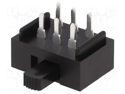 Image de 1 x Interrupteur à bascule, position : 2, 4A/28VDC, 2A/250VAC, type ON-ON, référence L202021MA04Q, interrupteur à bascule