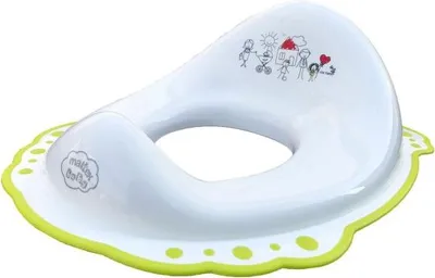 Obrázok produktu pre MALTEX Protišmykové WC sedadlo MY FAMILY - bielo-zelené
