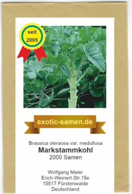Produktbild von Markstammkohl - vergessenes Gemüse - Brassica oleracea - 2000 Samen