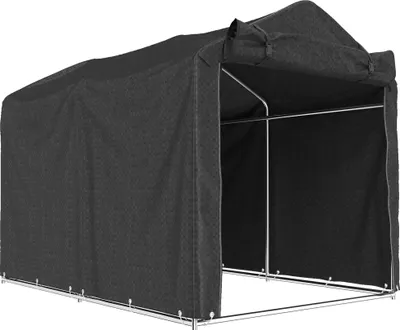 Produktbild von Garagenzelt, wasserdicht Zeltgarage mit Tür, UV-beständig 220 x 157 x 165 cm Schwarz