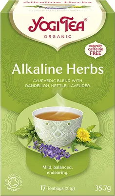 Obrázek produktu pro Yogi Tea®Ajurvédský Čaj zásadité bylinky (17ks), 51060
