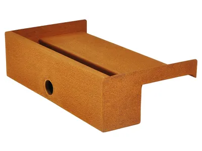 Obrázek produktu pro Köhko vodopád Alberta 30 cm z cortenové oceli (30–90 cm) Aquafall vodní hra vodní proud