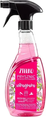Obrázok produktu pre Zielko, Płyn do mycia kabin prysznicowych, winogrono, 500 ml