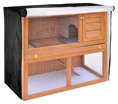 Image de Couverture étanche universelle pour cages de lapins d'extérieur