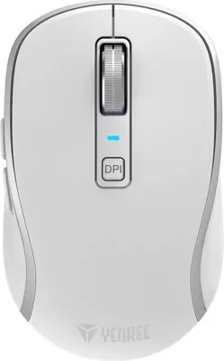 Obrázek produktu pro Bezdrátová dobíjecí myš YENKEE YMS 2085WE, 2,4 GHz a Bluetooth, optický senzor 2400 DPI, výdrž baterie 90 hodin, ergonomická