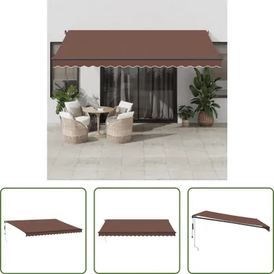 Obrázek produktu pro Markýza The Living Store Automatic Brown 450x350 cm