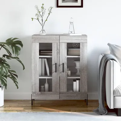 Produktbild von vidaXL Sideboard Grau Sonoma 69,5x34x90 cm Holzwerkstoff