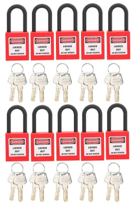 Immagine prodotto di Solidchoice - Lucchetto di sicurezza per sistemi di blocco e identificazione, robusto e sicuro per l'industria