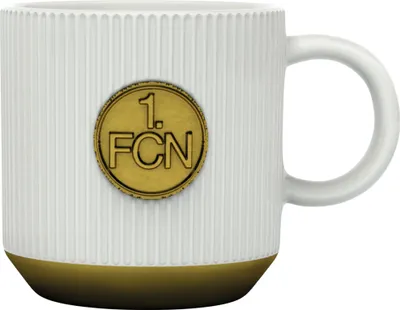 Produktbild von 1. FC Nürnberg Tasse Platine weiß