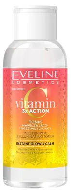 Produktbild von Eveline Cosmetics Vitamin C 3x Action – reinigendes, feuchtigkeitsspendendes Mizellenwasser – 14er Karton