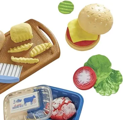Zdjęcie produktu dla Little Tikes Zestaw kreatywnych kucharzy Cheeseburger/Frytki Wielokolorowy Wielokolorowy Jeden rozmiar