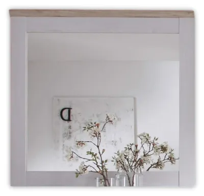 Produktbild von ROMANCE Wandspiegel in Sibiu Lärche / Eiche San Remo Optik - Landhausstil Spiege