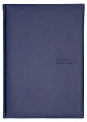 Produktbild von 2026 Güss Buchkalender A5 Registerstanzung Einband Tucson blau