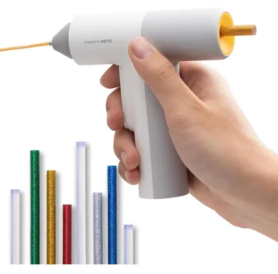 Produktbild von Akku Heißklebepistole Pro mit automatischer Klebstoffausgabe, kabellos, inkl. 40 Klebesticks