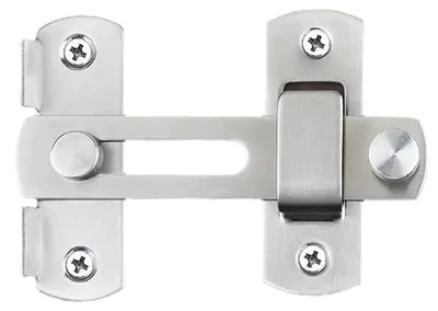 Image de Verrou de porte coulissante en acier inoxydable pour plus de sécurité