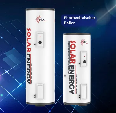 Produktbild von Solar Warmwasserbereiter direkte Verbindung zu Solarmodulen Photovoltaischer Warmwasserspeicher DC 1500W Elix PV 200 Modell 2026