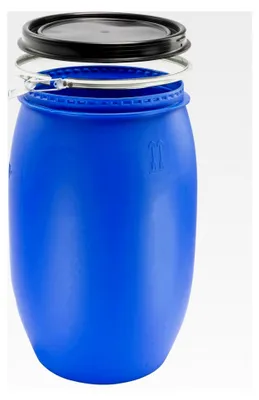 Produktbild von Maischefass 120 l, Weithalsfass, blau
