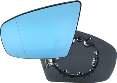 Produktbild von Spiegelglas Spiegel Außenspiegel Glas Links blau passend für BMW X5 E70 X6 E71