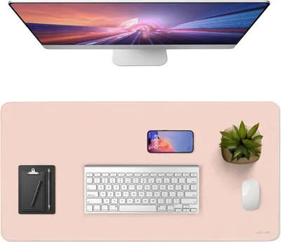 Obrázok produktu pre Podložka na stôl 120x43 cm, Imitácia kože, protišmyková, pre kanceláriu