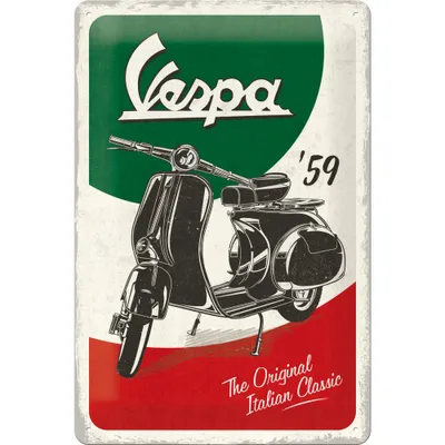 Obrázek produktu pro Nostalgic-Art - Plechový talíř 20 x 30 cm - Vespa - italská klasika