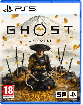 The image shows the cover art for the video game 'Ghost of Yōtei' for PlayStation 5.
