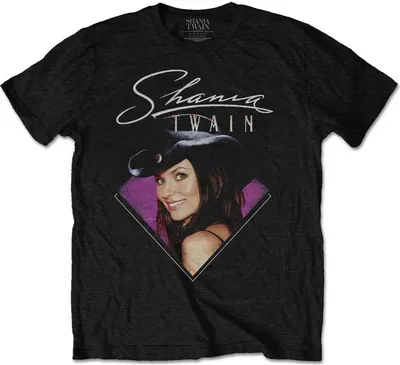 Obrázek produktu pro Shania Twain - Tričko pro muže/dámy Uni RO3210 (L) (Černá)