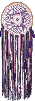 Produktbild von Traumfänger - 38 cm Violett, Traumfänger, Mobiles
