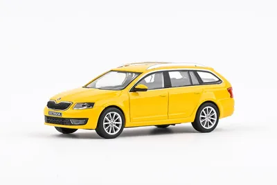Obrázek produktu pro Škoda Octavia III Combi (2013) Žlutá Taxi ABREX 1:43