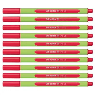 Produktbild von Schneider Line-Up Fineliner rot 0,4 mm, 10 St.