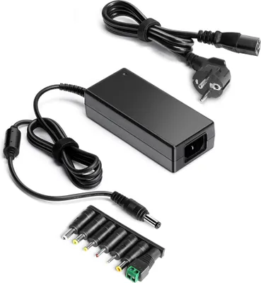 Produktbild von HKY 12V 5A Universal Netzteil AC Adapter für LED Streifen Fernseher Verstärker Monitor LCD TFT Bildschirm Festplatten TV Set Box Lichtband, Freebox V5 HD V6, Dreambox 500, 600, 800 S/C/T/800SE/500HD // D65A1-401
